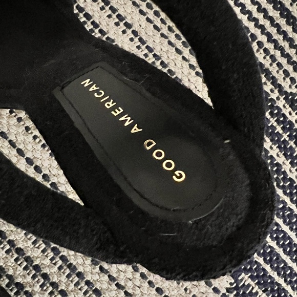 New Good American Terry Cloth Heels - Picture 10 of 11